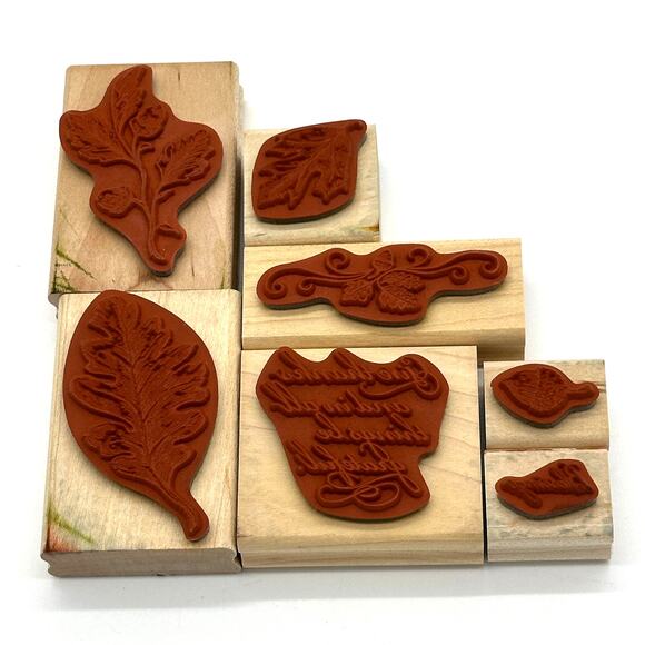 Stampin' Up! Country Blessings Rubber Stamps Thanksgiving Thanks Grateful (7) - Picture 2 of 13